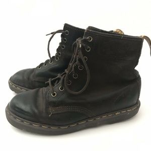 Dr Martens 1460 8-Eye Boots Brown Lace Up Size 10